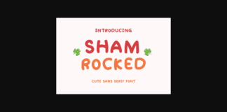 Sham Rocked Font Poster 1