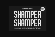 Shamper Font Poster 1