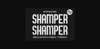Shamper Font Poster 1