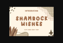 Shamrock Wishes Font Poster 1