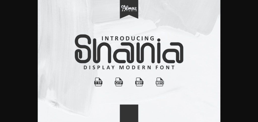 Shania Font Poster 1