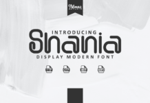 Shania Font Poster 1