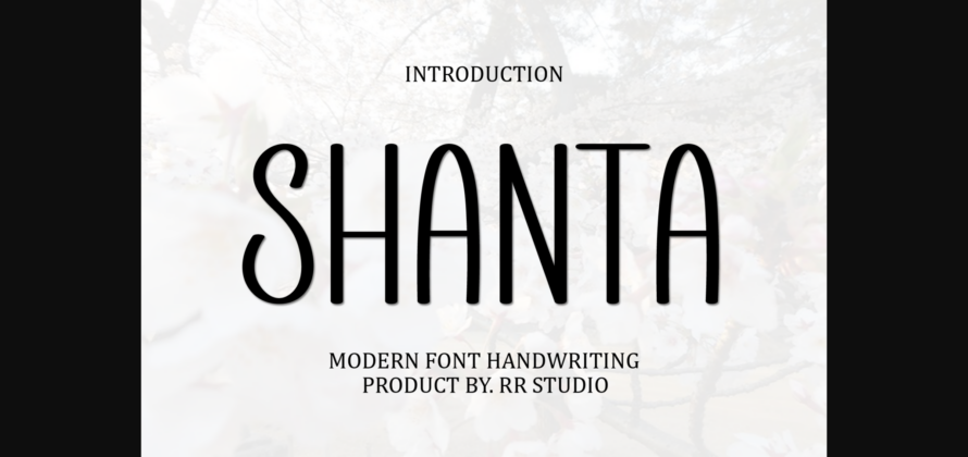 Shanta Font Poster 3
