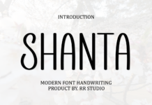 Shanta Font Poster 1