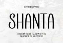 Shanta Font Shanta Font Poster 1