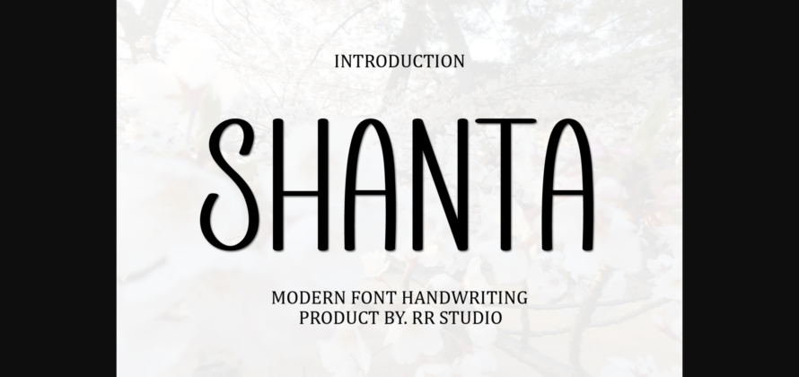 Shanta Font Poster 1