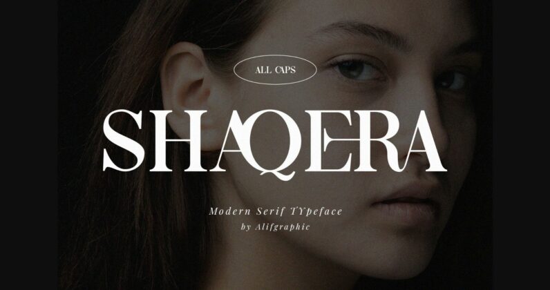 Shaqera Font Poster 3