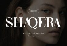 Shaqera Font Poster 1