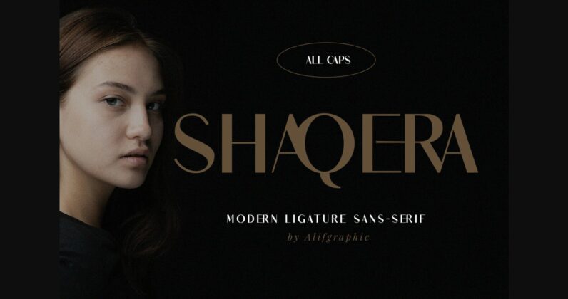 Shaqera Font Poster 3