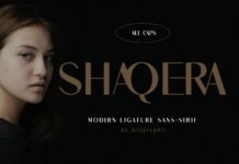 Shaqera Font Poster 1