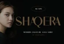 Shaqera Font Shaqera Font Poster 1