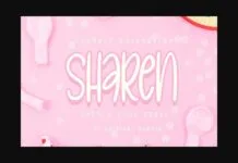Sharen Font Poster 1