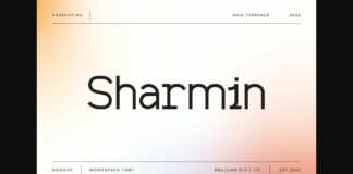 Sharmin Font Poster 1