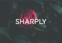 Sharply Font Poster 1