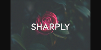 Sharply Font Poster 1