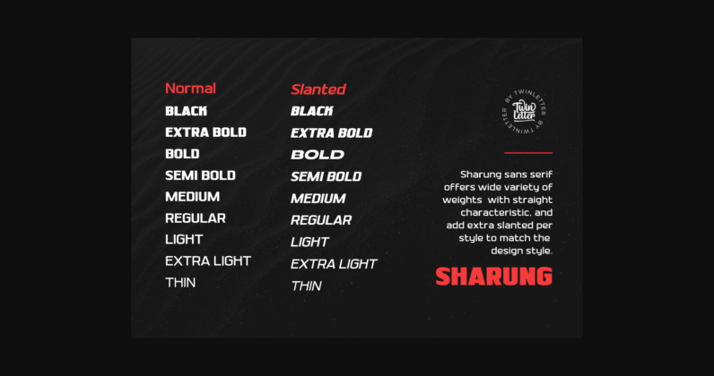 Sharung Font Poster 4