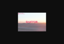 Shatfor Font Shatfor Font Poster 1