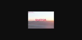 Shatfor Font Poster 1
