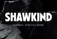 Shawkind Font Poster 1