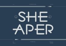 Sheaper Font Poster 1