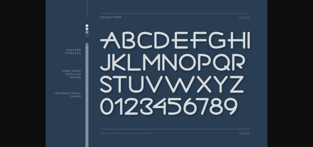 Sheaper Font Poster 11