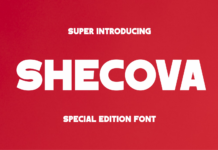 Shecova Font Poster 1