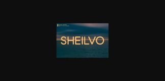 Sheilvo Font Poster 1