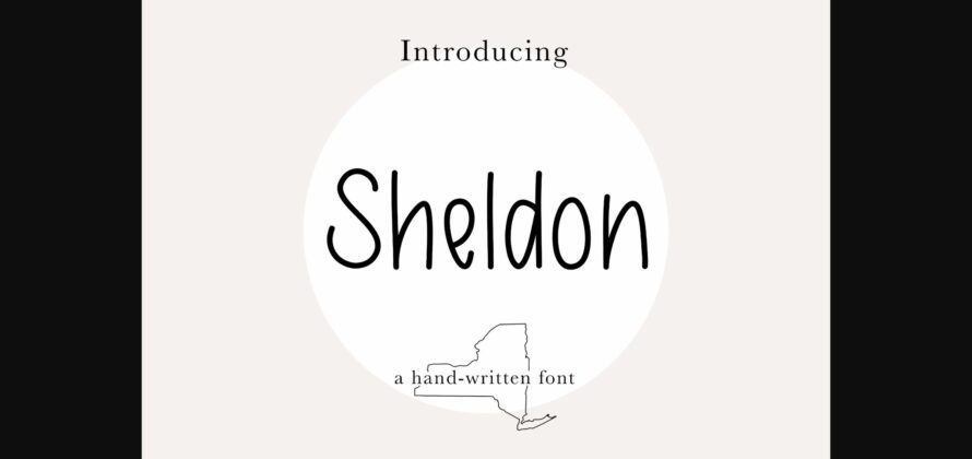 Sheldon Font Poster 3