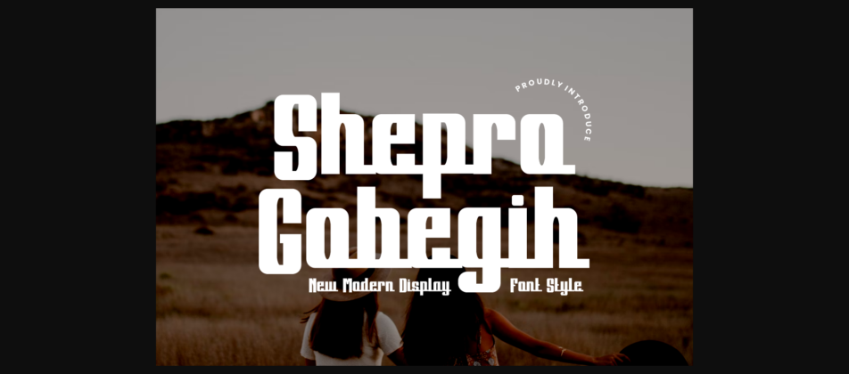 Shepro Gobegih Font Poster 3