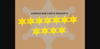 Sherrif Play Font Poster 1