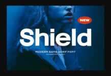 Shield Font Poster 1