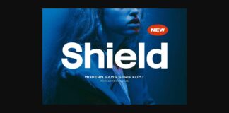 Shield Font Poster 1