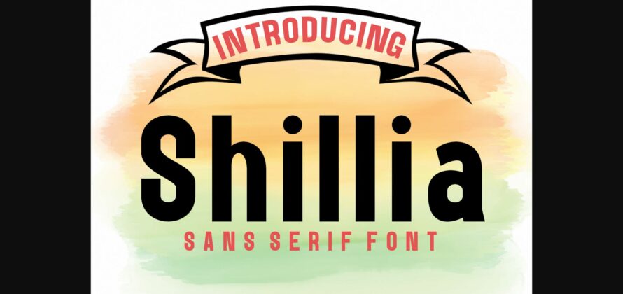 Shillia Font Poster 3