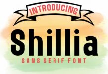 Shillia Font Poster 1