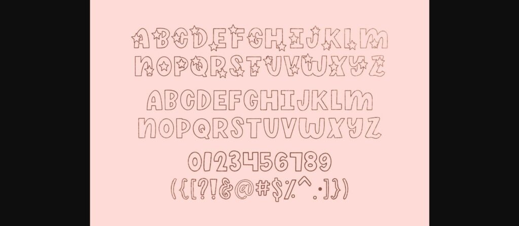 Shine Bright Font Poster 11