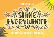 Shine Everywhere Font Poster 1