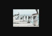 Shine Font Poster 1