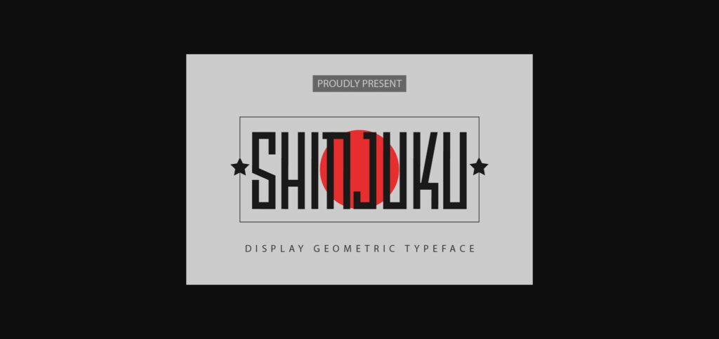 Shinjuku Font Poster 3