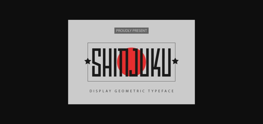 Shinjuku Font Poster 3