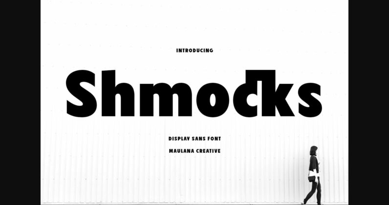 Shmocks Font Poster 3