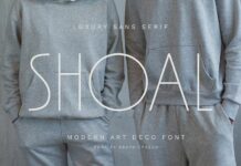 Shoal Font Poster 1