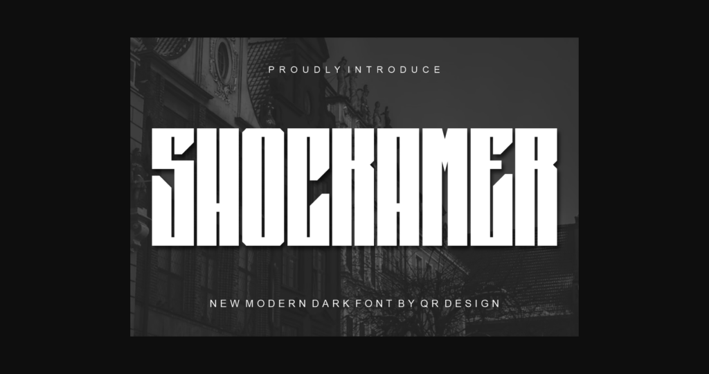 Shockamer Font Poster 3