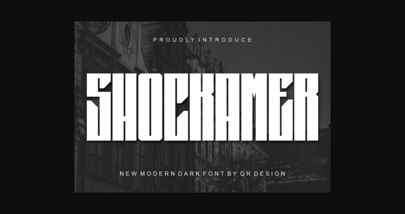 Shockamer Font Poster 3