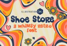 Shoe Store Font Poster 1
