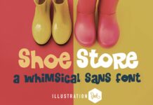 Shoe Store Font Poster 1