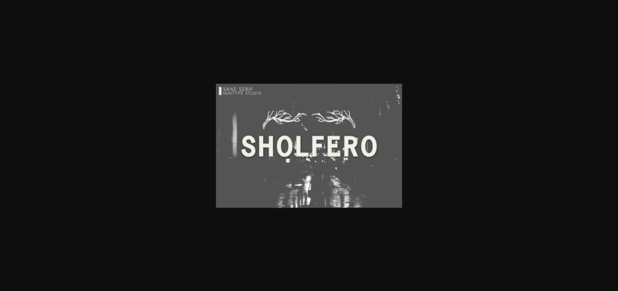 Sholfero Font Poster 3