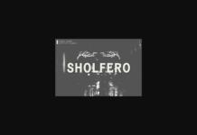 Sholfero Font Poster 1