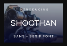 Shoothan Font Poster 1