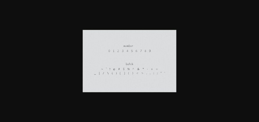 Shooting Star Font Poster 7