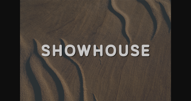 Showhouse Font Poster 3